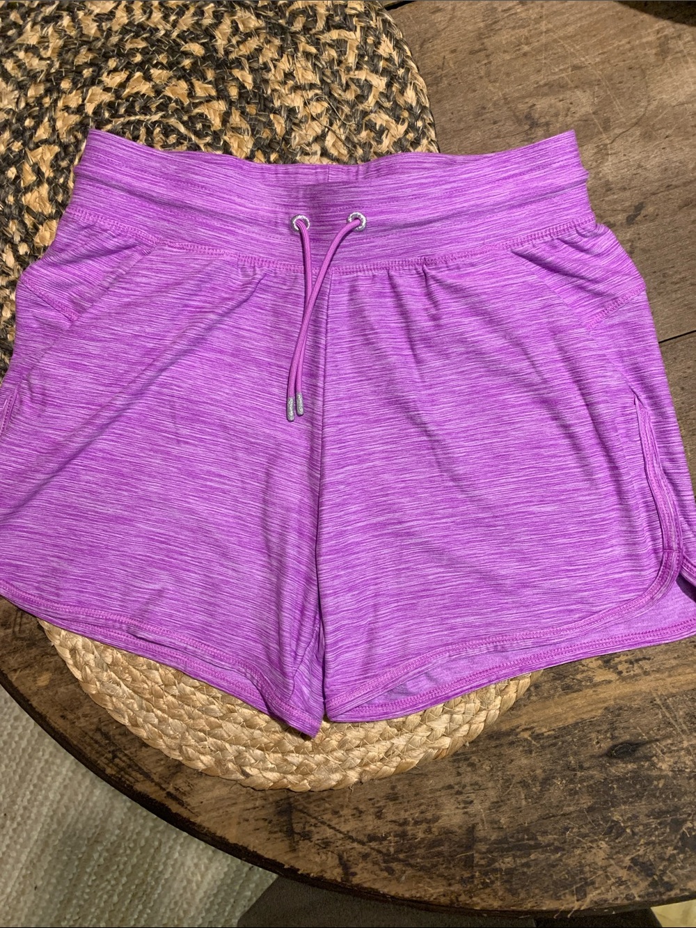 all in motion Lavender Heather Drawstring Athletic Shorts